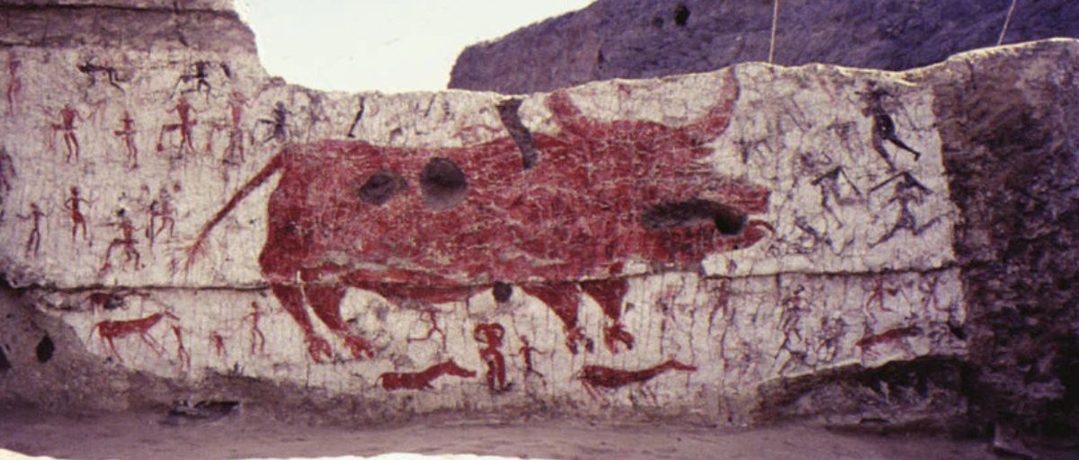 Story: Great Bull of Catalhoyuk - archaeologyart