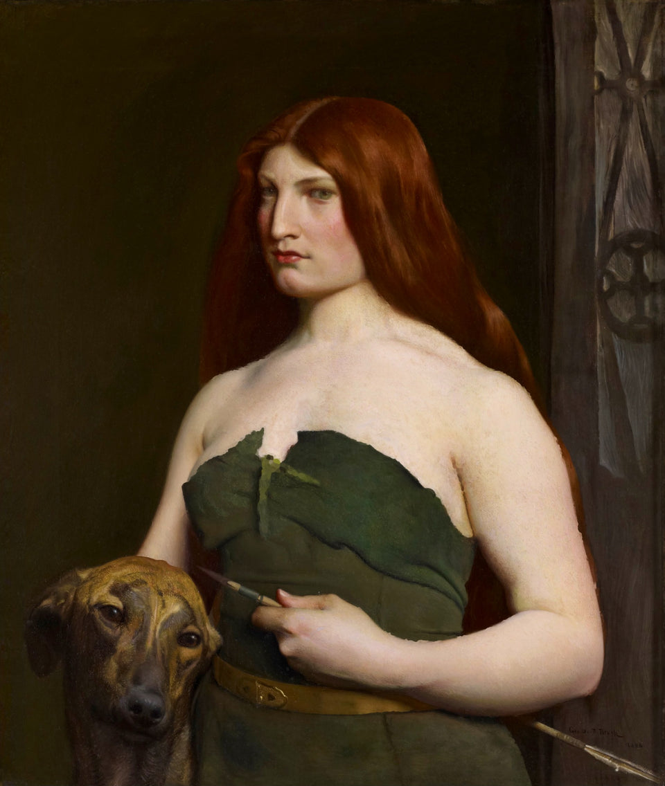 A Celtic Huntress by George de Forest Brush