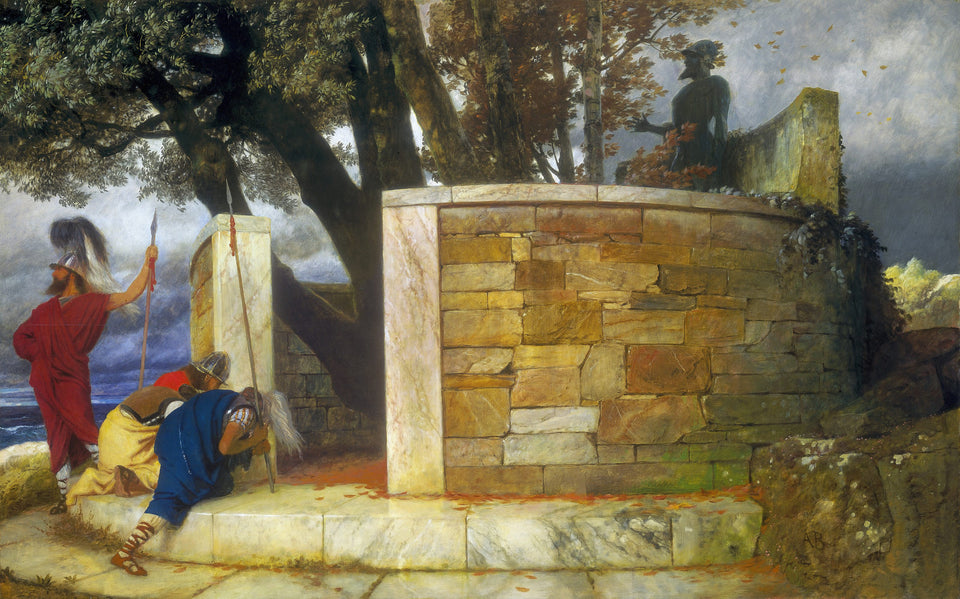The Sanctuary of Hercules by Arnold Böcklin