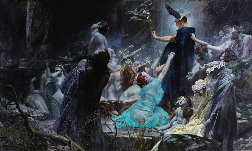 The Souls at the Acheron by Adolf Hirémy-Hirschl