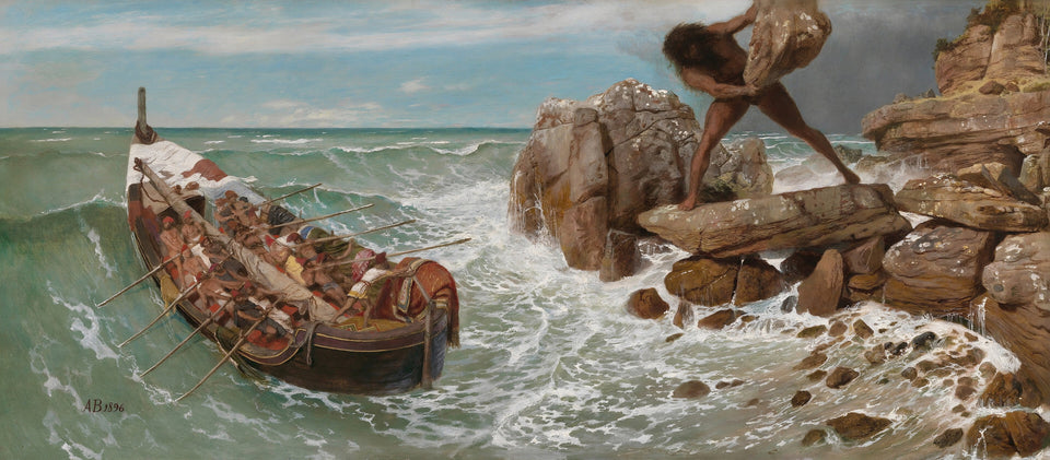 Odysseus and Polyphemus by Arnold Böcklin