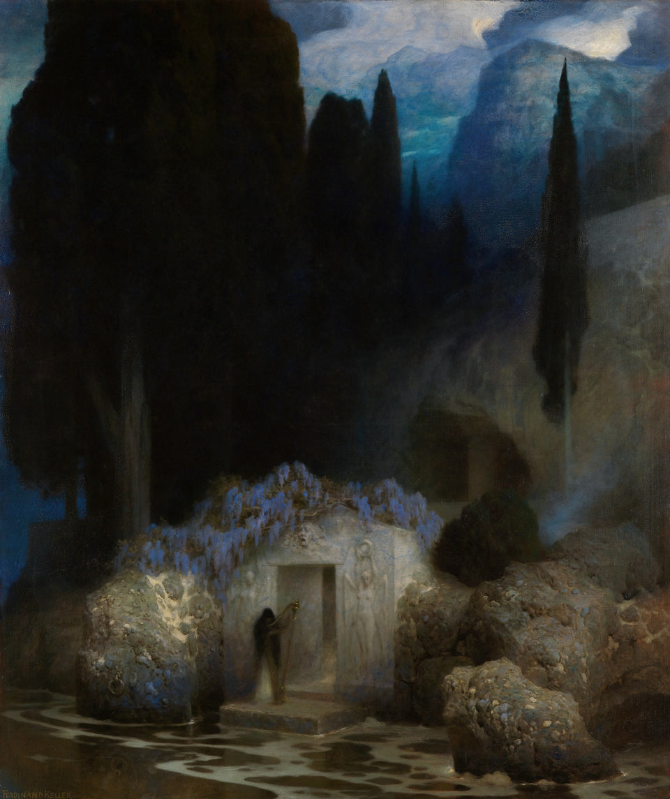 Böcklin's Tomb by Ferdinand Keller