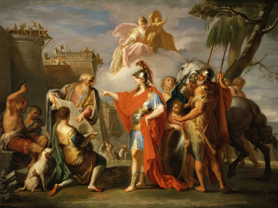 Alexander the Great Founding Alexandria by Placido Costanzi