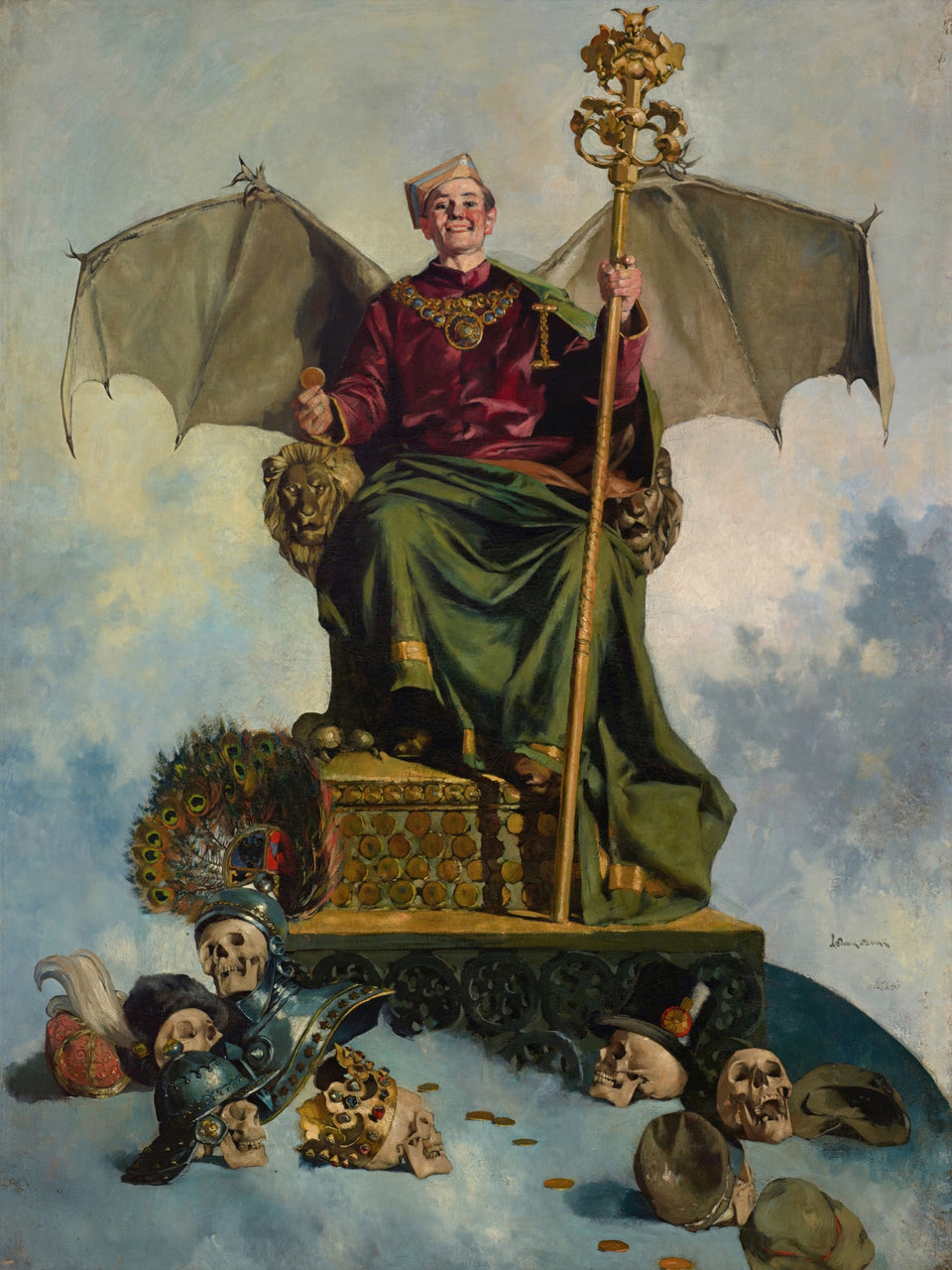 Allegory of Satan (Lord of the World) by Ludwik Stasiak