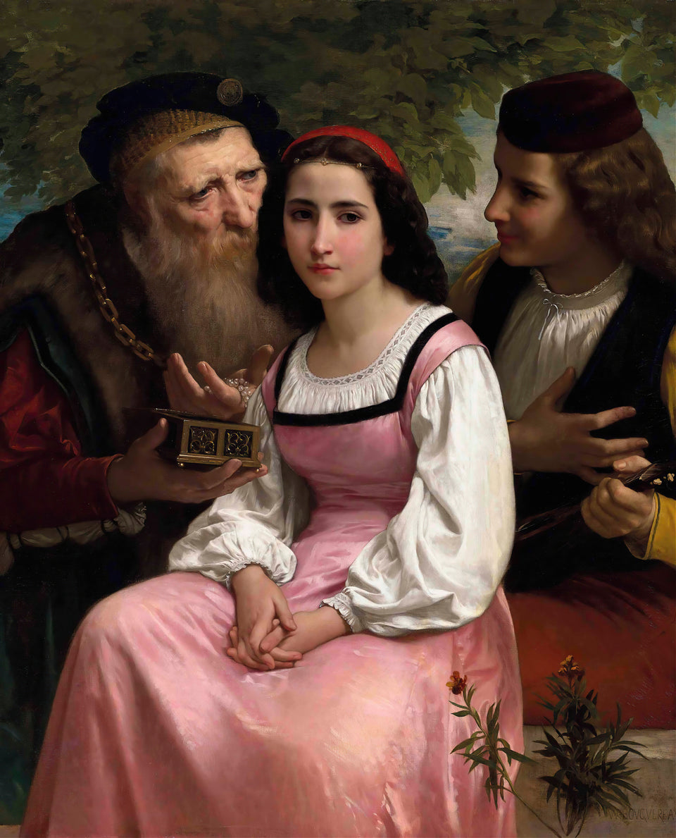 Between Wealth and Love by William Bouguereau