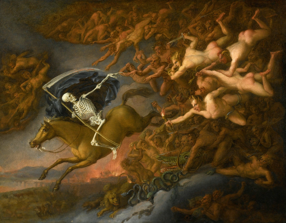 Death Leading Hell's Army by English School