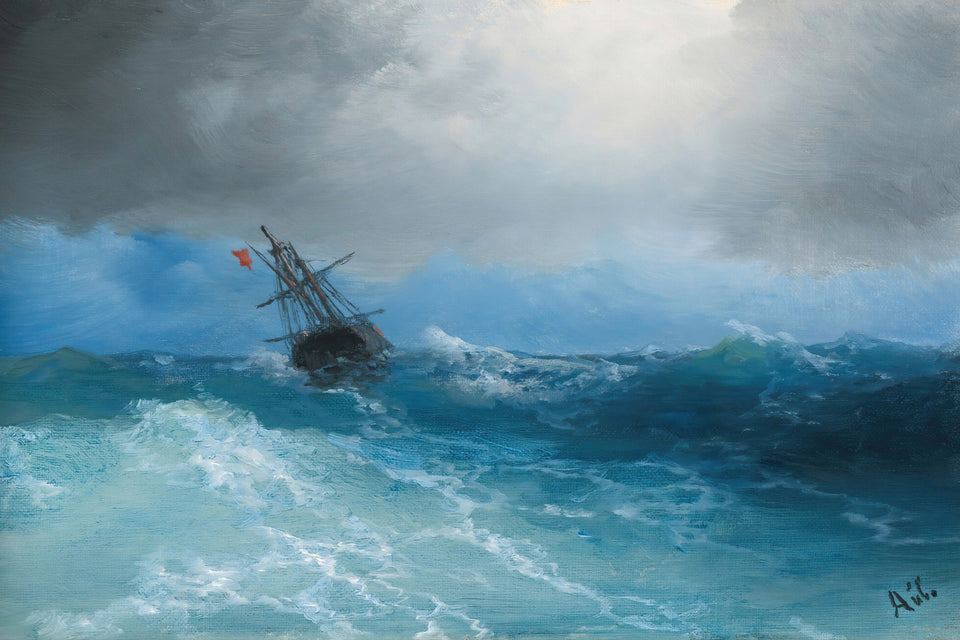 Gathering Storm by Ivan Aivazovsky