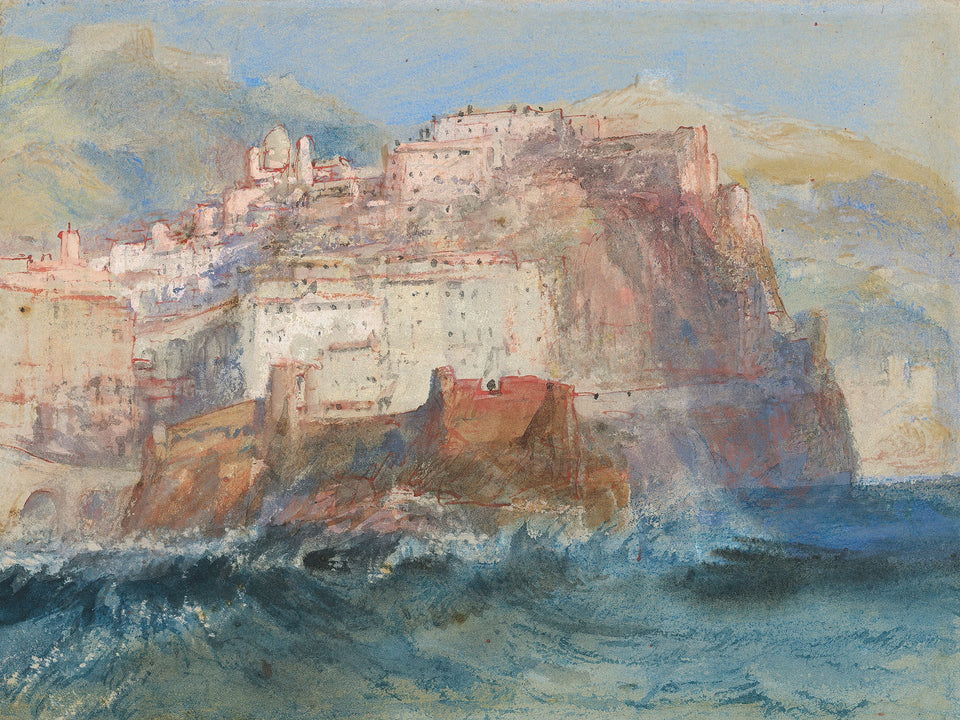 Genoa, from the Sea, Looking up to the Church of Santa Maria Assunta in Carignano by Joseph Mallord William Turner