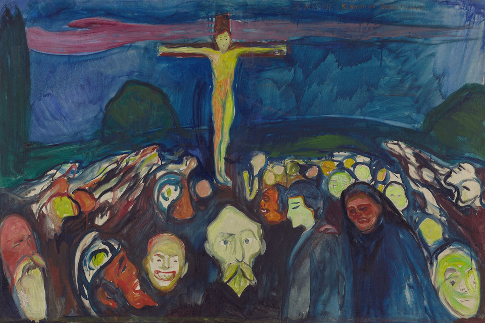 Golgotha by Edvard Munch
