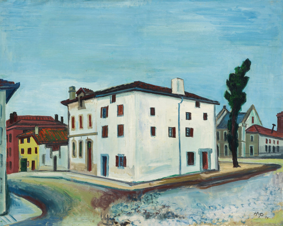 Houses in Hendaye by Hermann Max Pechstein