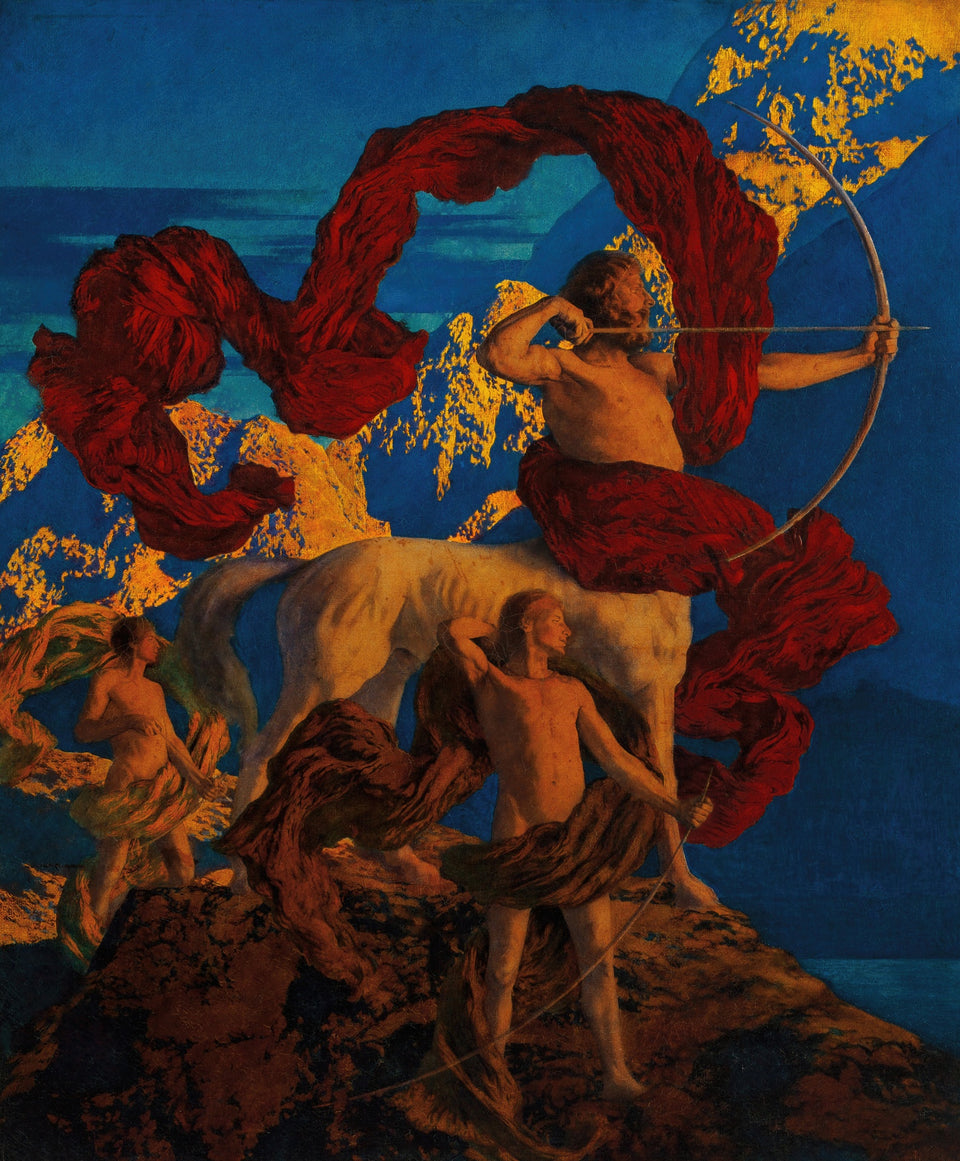 Jason and His Teacher by Maxfield Parrish