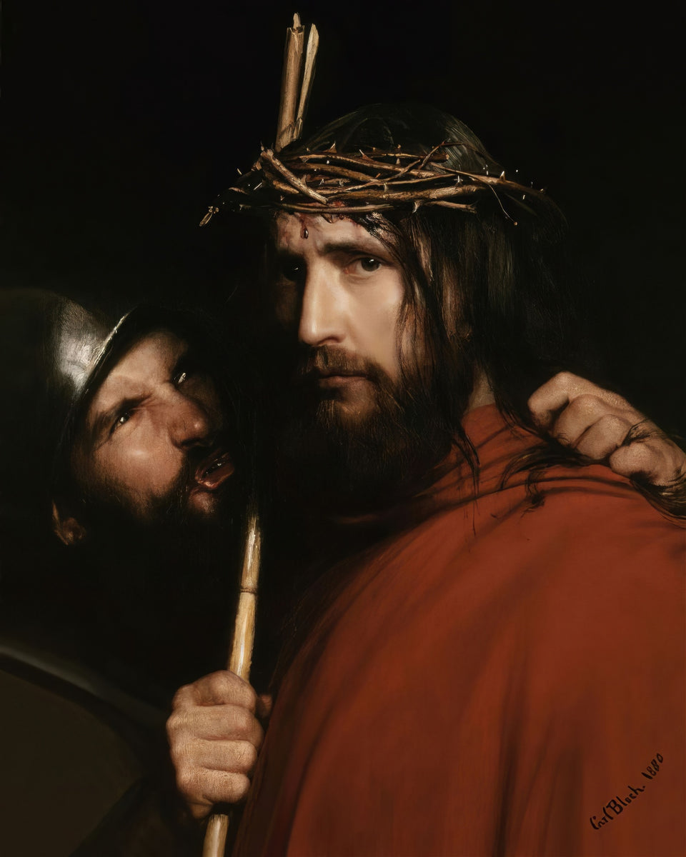 Mocking of Christ by Carl Bloch