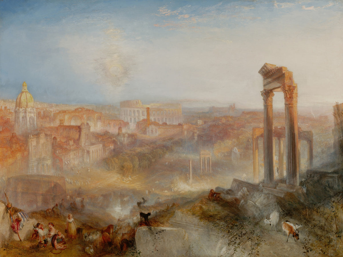 Modern Rome – Campo Vaccino by Joseph Mallord William Turner