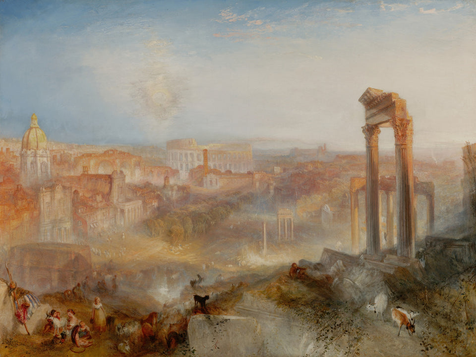 Modern Rome – Campo Vaccino by Joseph Mallord William Turner