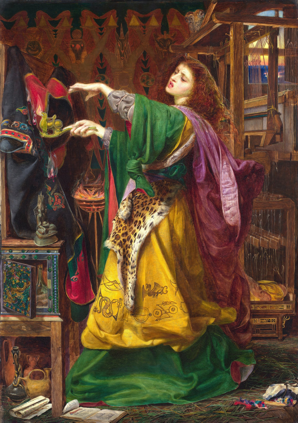 Morgan le Fay by Frederick Sandys