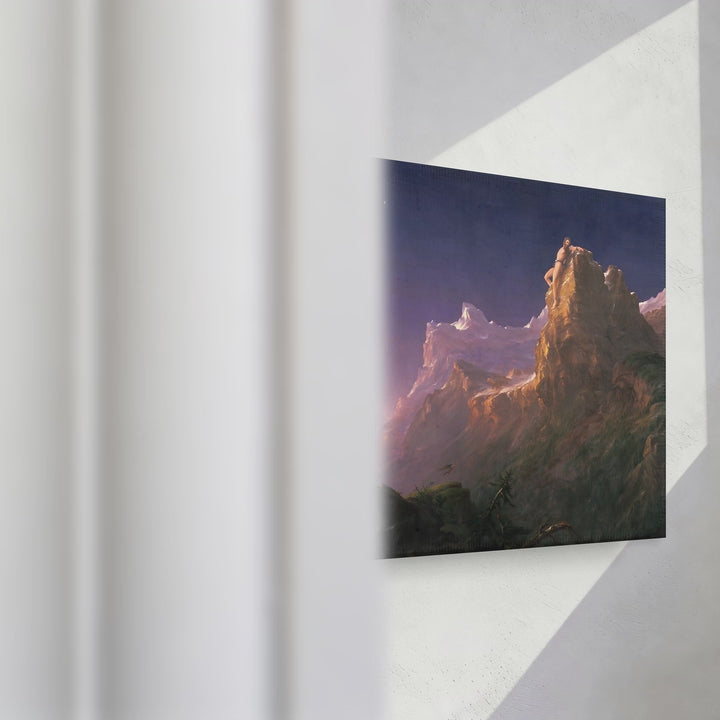 Format_Gallery Canvas | Prometheus Bound by Thomas Cole — gallery wrapped canvas video mockup