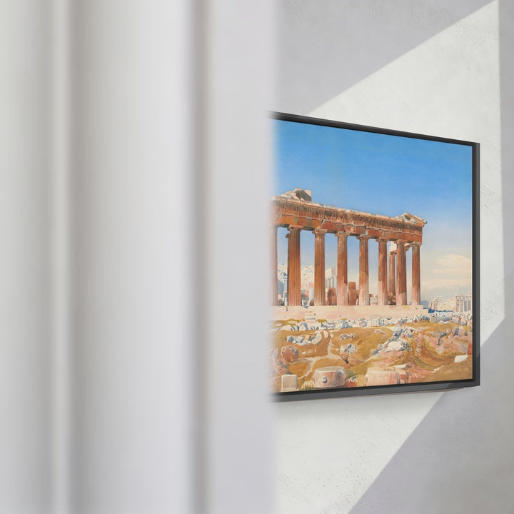Format_Framed Canvas | The Parthenon by Thomas Hartley Cromek — framed canvas video mockup
