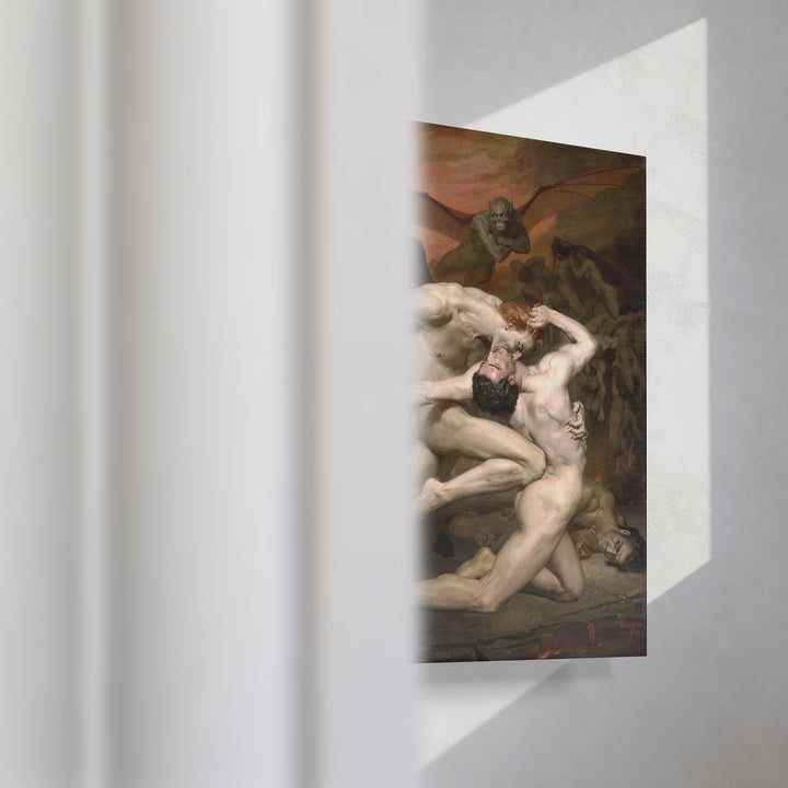 Format_Gallery Canvas | Dante and Virgil in Hell by William-Adolphe Bouguereau — gallery wrapped canvas video mockup