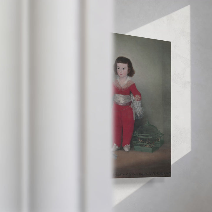 Format_Gallery Canvas | Manuel Osorio Manrique de Zuñiga by Francisco de Goya — gallery wrapped canvas video mockup