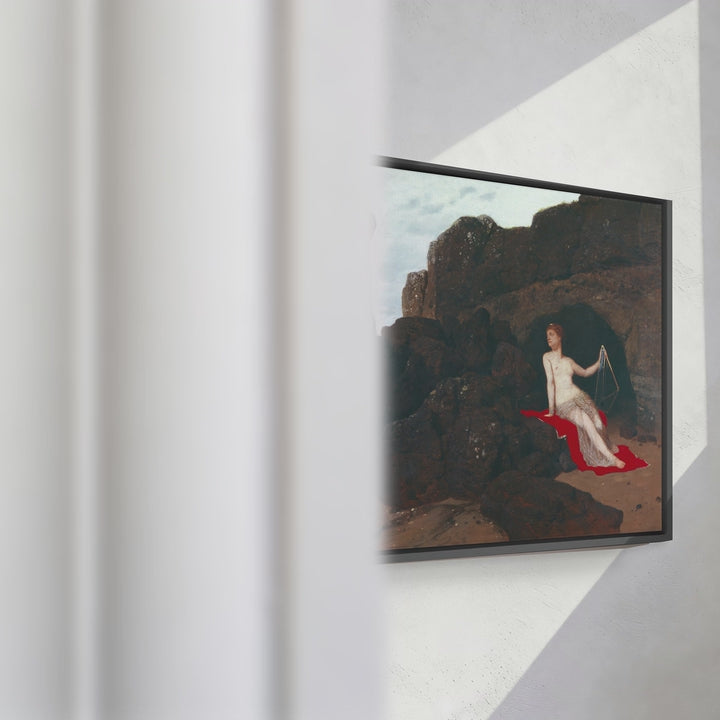 Format_Framed Canvas | Odysseus and Calypso by Arnold Böcklin — framed canvas video mockup