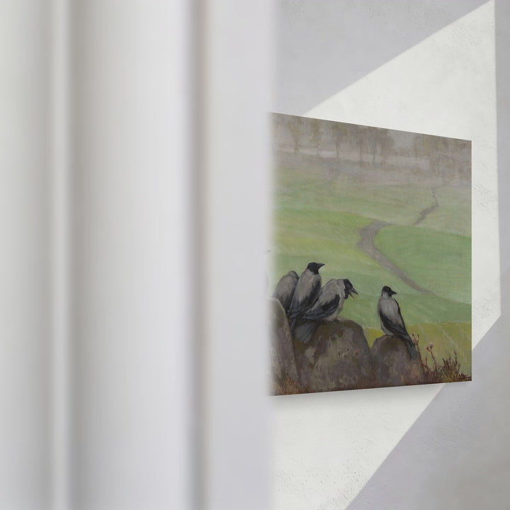 Format_Gallery Canvas | Crows – Council of Seniors by Kazimierz Stabrowski — gallery wrapped canvas video mockup