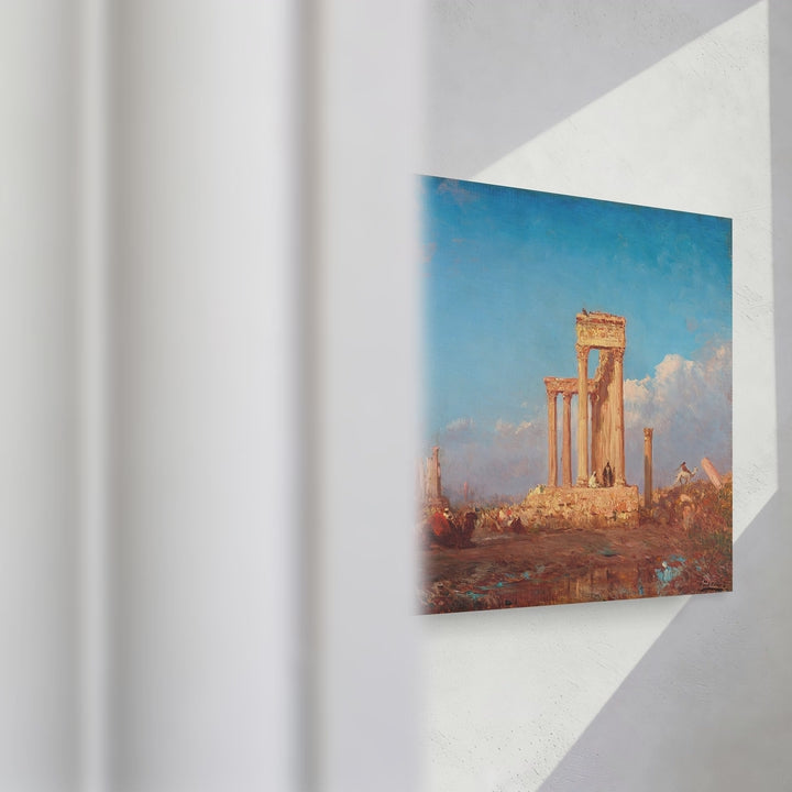 Format_Gallery Canvas | Ruins, Palmyra by Félix Ziem — gallery wrapped canvas video mockup