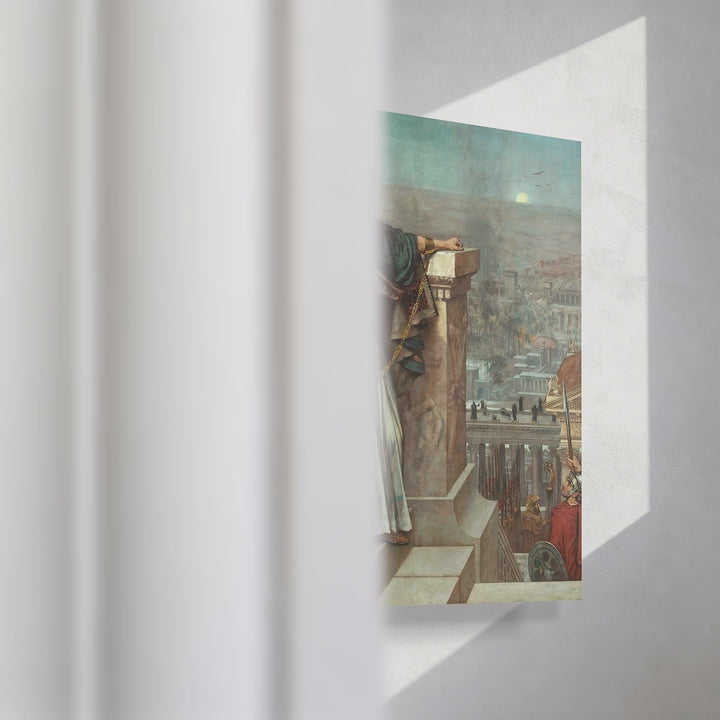 Format_Gallery Canvas | Zenobia's Last Look on Palmyra by Herbert Gustave Schmalz — gallery wrapped canvas video mockup