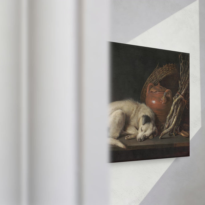 Format_Gallery Canvas | Dog at Rest by Gerrit Dou — gallery wrapped canvas video mockup