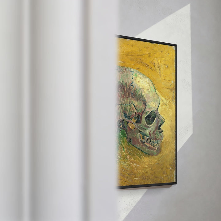Format_Framed Canvas | Skull by Vincent van Gogh — framed canvas video mockup