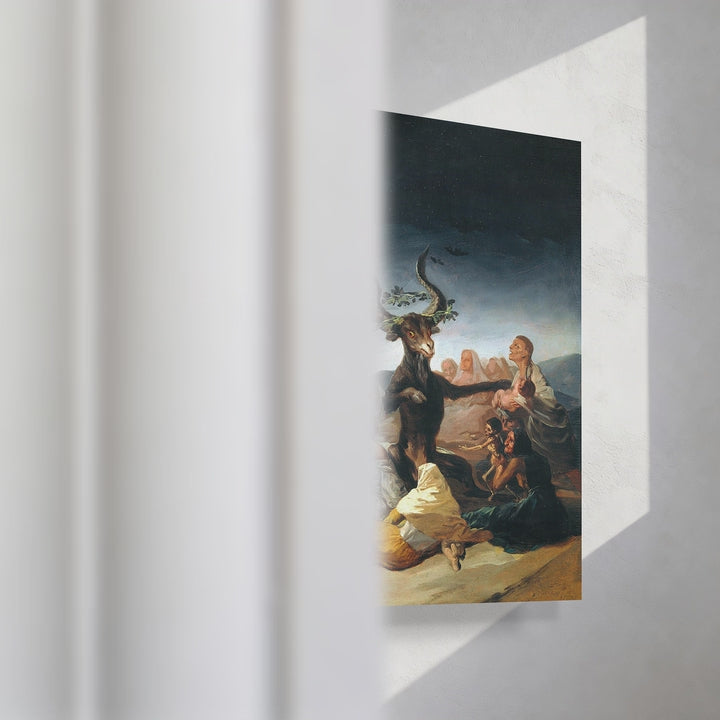 Format_Gallery Canvas | The Sabbath of Witches by Francisco de Goya — gallery wrapped canvas video mockup