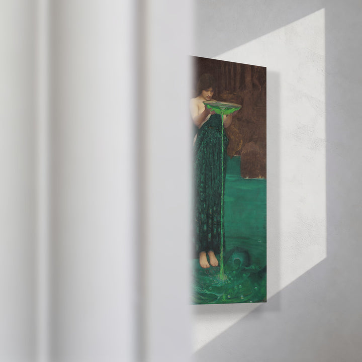 Format_Gallery Canvas | Circe Invidiosa by John William Waterhouse — gallery wrapped canvas video mockup