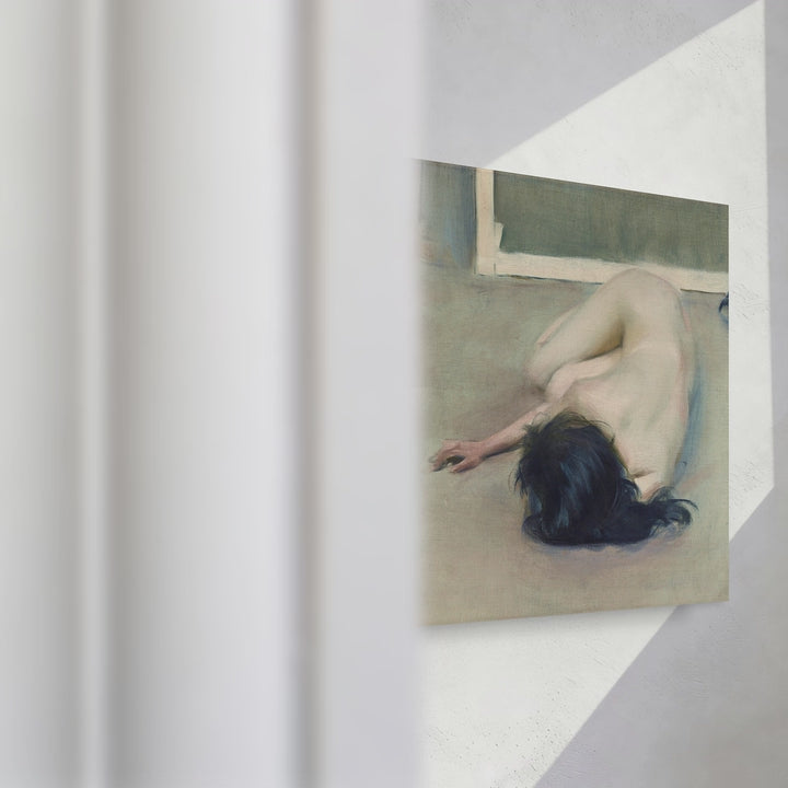 Format_Gallery Canvas | Nude with a Guitar by Ramon Casas — gallery wrapped canvas video mockup