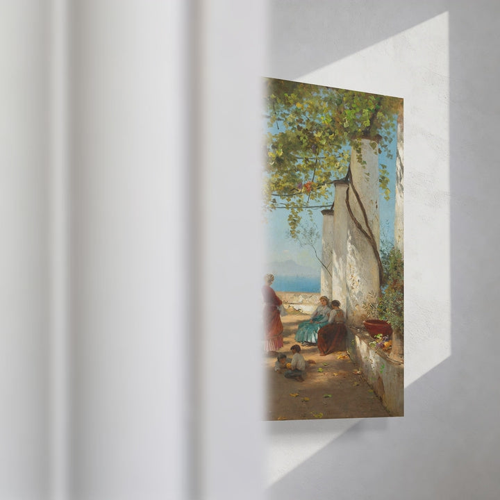 Format_Gallery Canvas | Terrasse der Villa San Michele auf Capri by Albert Flamm — gallery wrapped canvas video mockup
