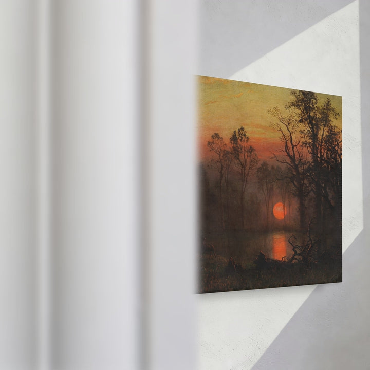 Format_Gallery Canvas | Sunset Over the Plains by Albert Bierstadt — gallery wrapped canvas video mockup