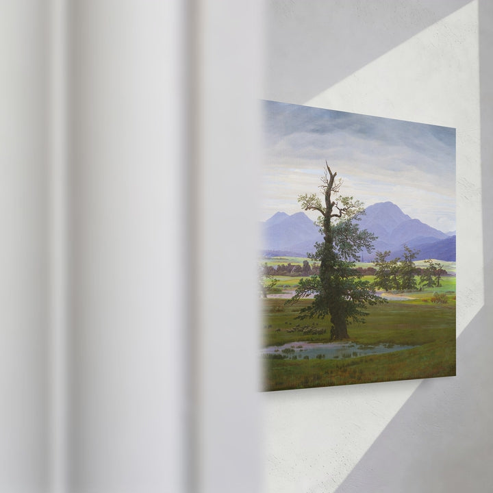 Format_Gallery Canvas | The Lonely Tree by Caspar David Friedrich — gallery wrapped canvas video mockup
