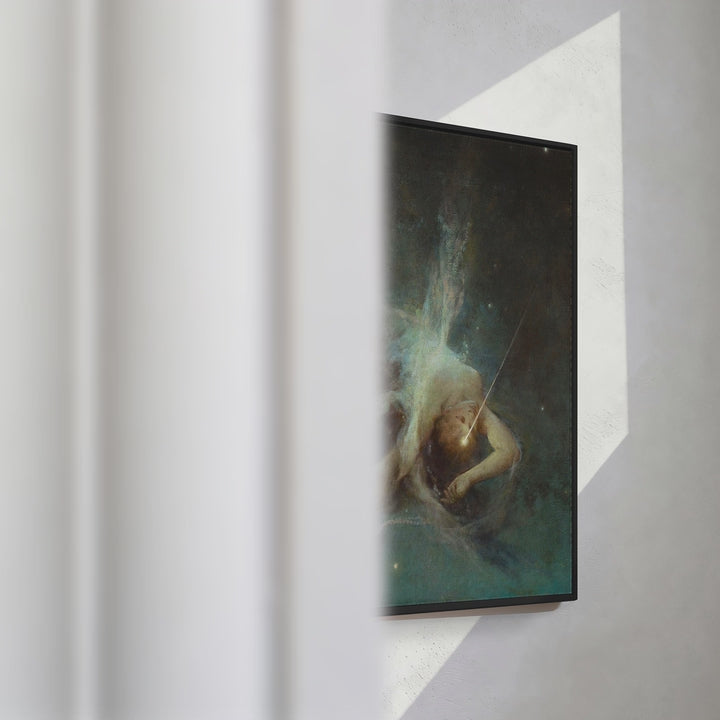 Format_Framed Canvas | Falling Star by Witold Pruszkowski — framed canvas video mockup