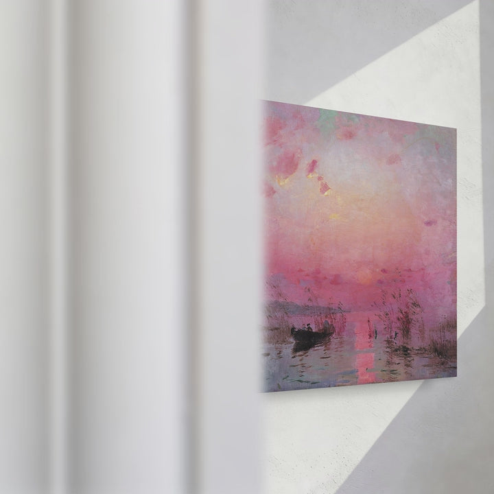 Format_Gallery Canvas | Sunset over the Lake by Serhii Vasylkivskyi — gallery wrapped canvas video mockup