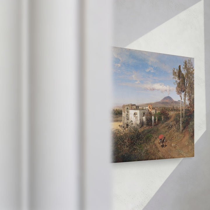 Format_Gallery Canvas | Landschaft bei Pompeji by Oswald Achenbach — gallery wrapped canvas video mockup