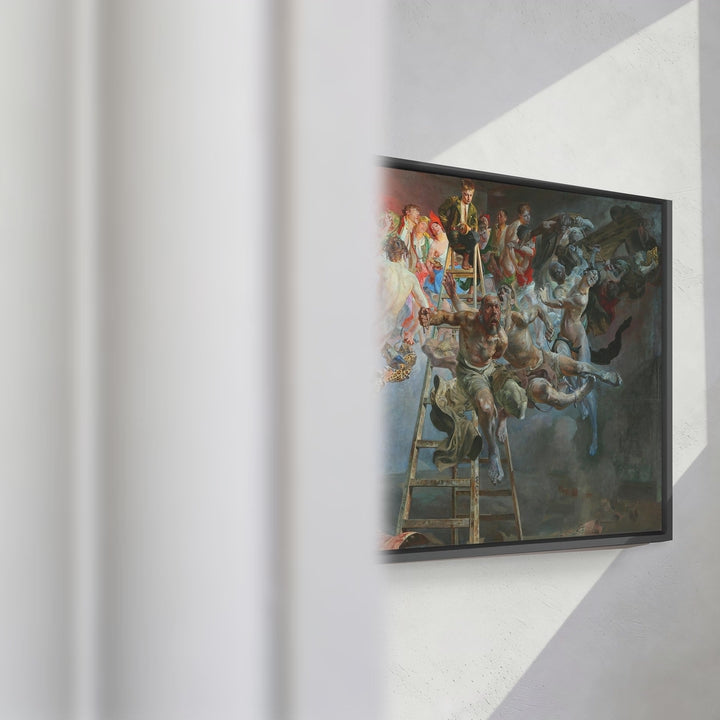 Format_Framed Canvas | Vicious Circle by Jacek Malczewski — framed canvas video mockup