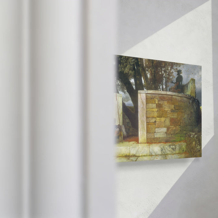 Format_Gallery Canvas | The Sanctuary of Hercules by Arnold Böcklin — gallery wrapped canvas video mockup