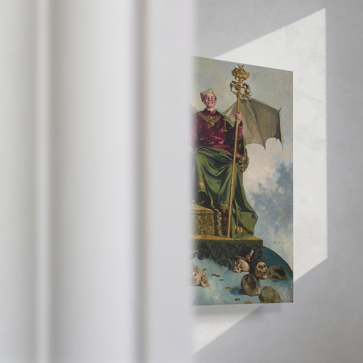 Format_Gallery Canvas | Allegory of Satan (Lord of the World) by Ludwik Stasiak — gallery wrapped canvas video mockup