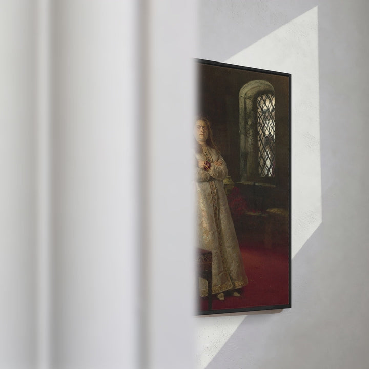 Format_Framed Canvas | Tsarevna Sophia in the Novodevichy Convent by Ilya Repin — framed canvas video mockup