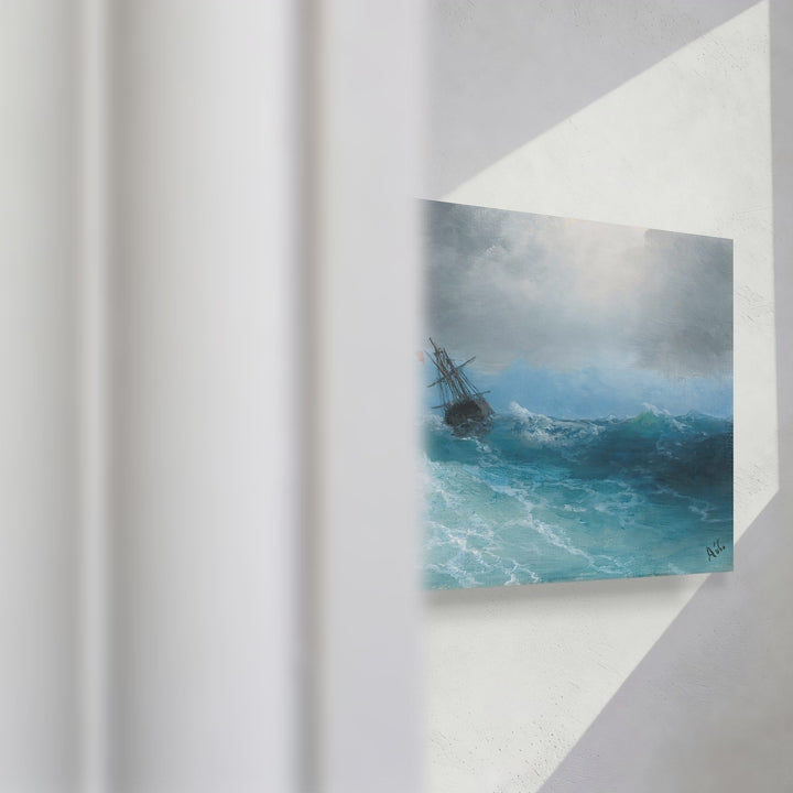 Format_Gallery Canvas | Gathering Storm by Ivan Aivazovsky — gallery wrapped canvas video mockup