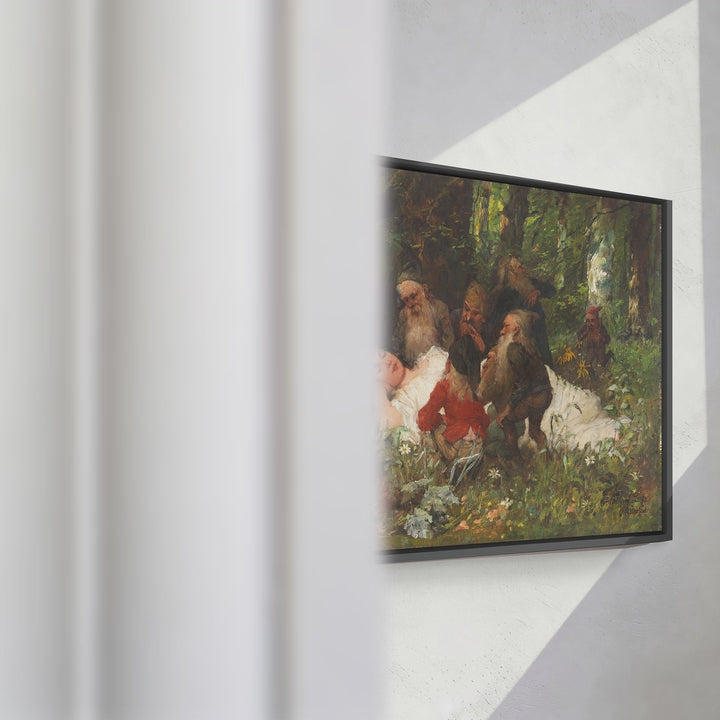 Format_Framed Canvas | Snow White by Ferdinand Leeke — framed canvas video mockup