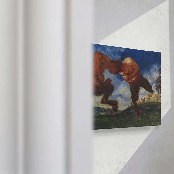Format_Gallery Canvas | Fighting Fauns by Franz von Stuck — gallery wrapped canvas video mockup