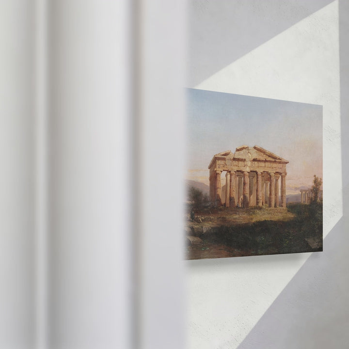 Format_Gallery Canvas | The Temples of Paestum by Jules Coignet — gallery wrapped canvas video mockup