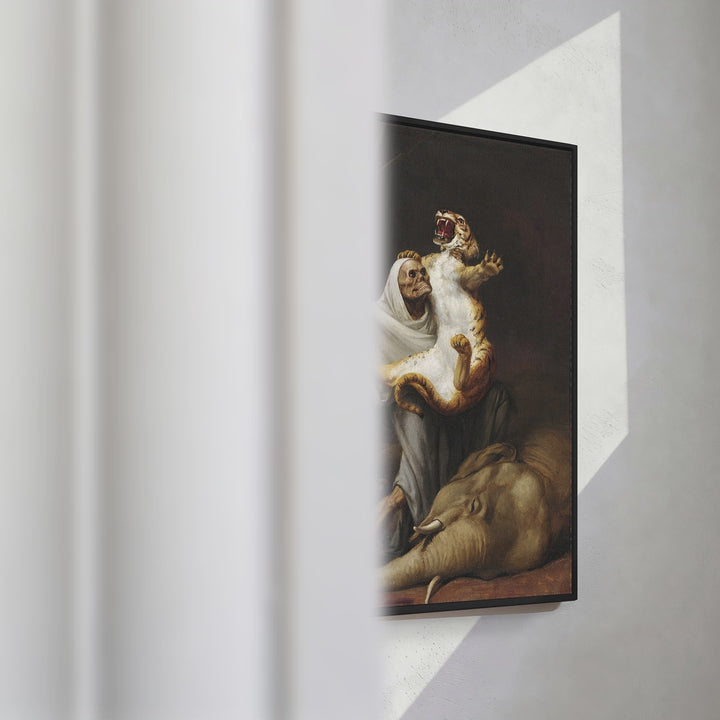 Format_Framed Canvas | Power of Death by William Holbrook Beard — framed canvas video mockup