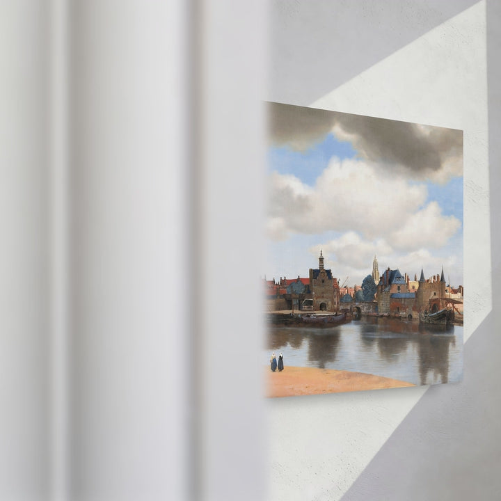 Format_Gallery Canvas | View of Delft by Johannes Vermeer — gallery wrapped canvas video mockup