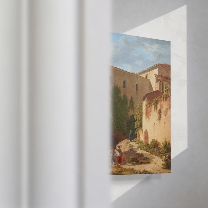 Format_Gallery Canvas | Roman Buildings with a View of the Cloaca Maxima by Leo von Klenze — gallery wrapped canvas video mockup