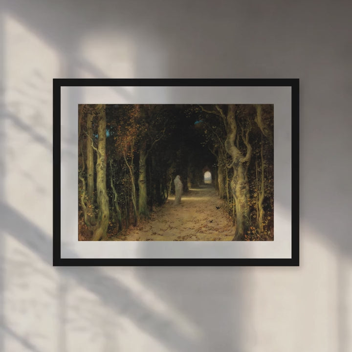 Format_Matted Fine Art Print | Lady Absinth by Ferdinand Keller — Black Classic frame, Snow white mount, room